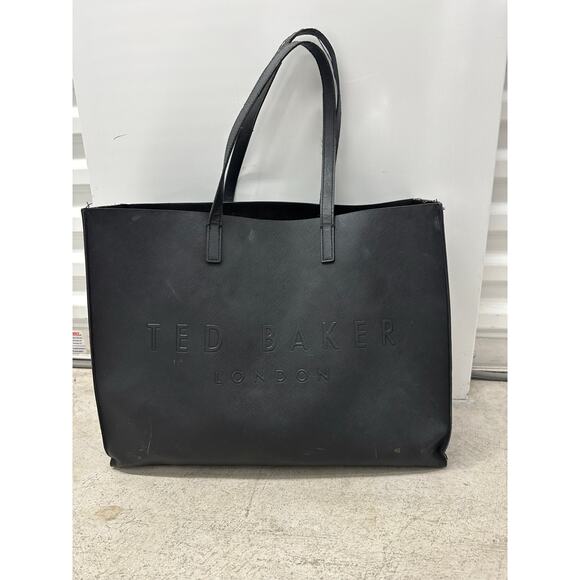 Ted Baker black tote large women’s purse bag‎ London - Picture 1 of 11